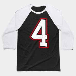 Number Four 4 Baseball T-Shirt